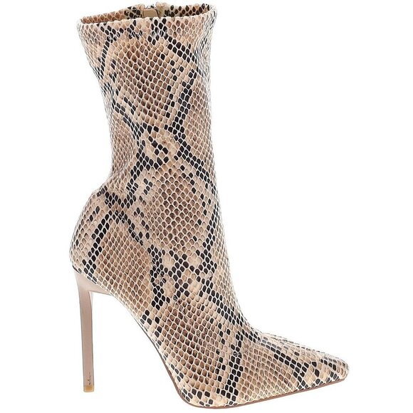 ASOS Simmi London Tiana snake effect stiletto boots US 6 - Picture 2 of 7